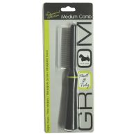 See more information about the Groom Dog Comb Medium